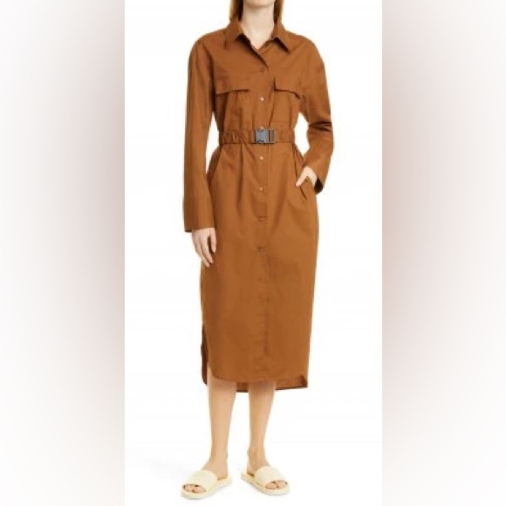 Birgitte Herskind, Oversized brown Shirt Dress (no belt)